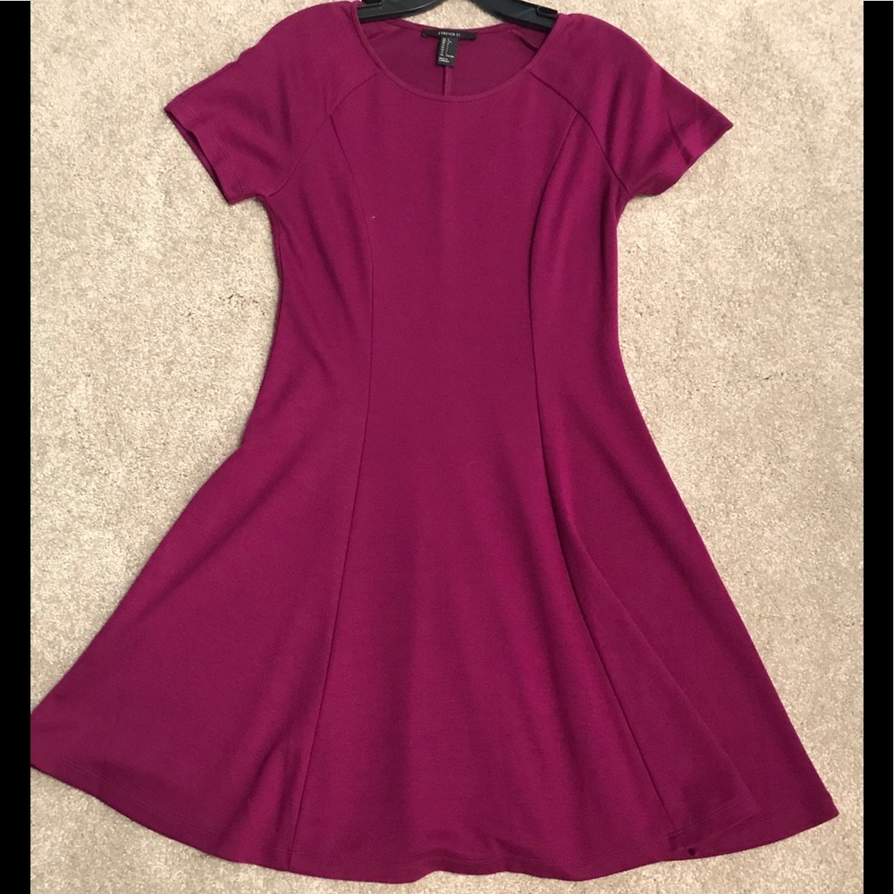 Maroon Forever 21 Dress